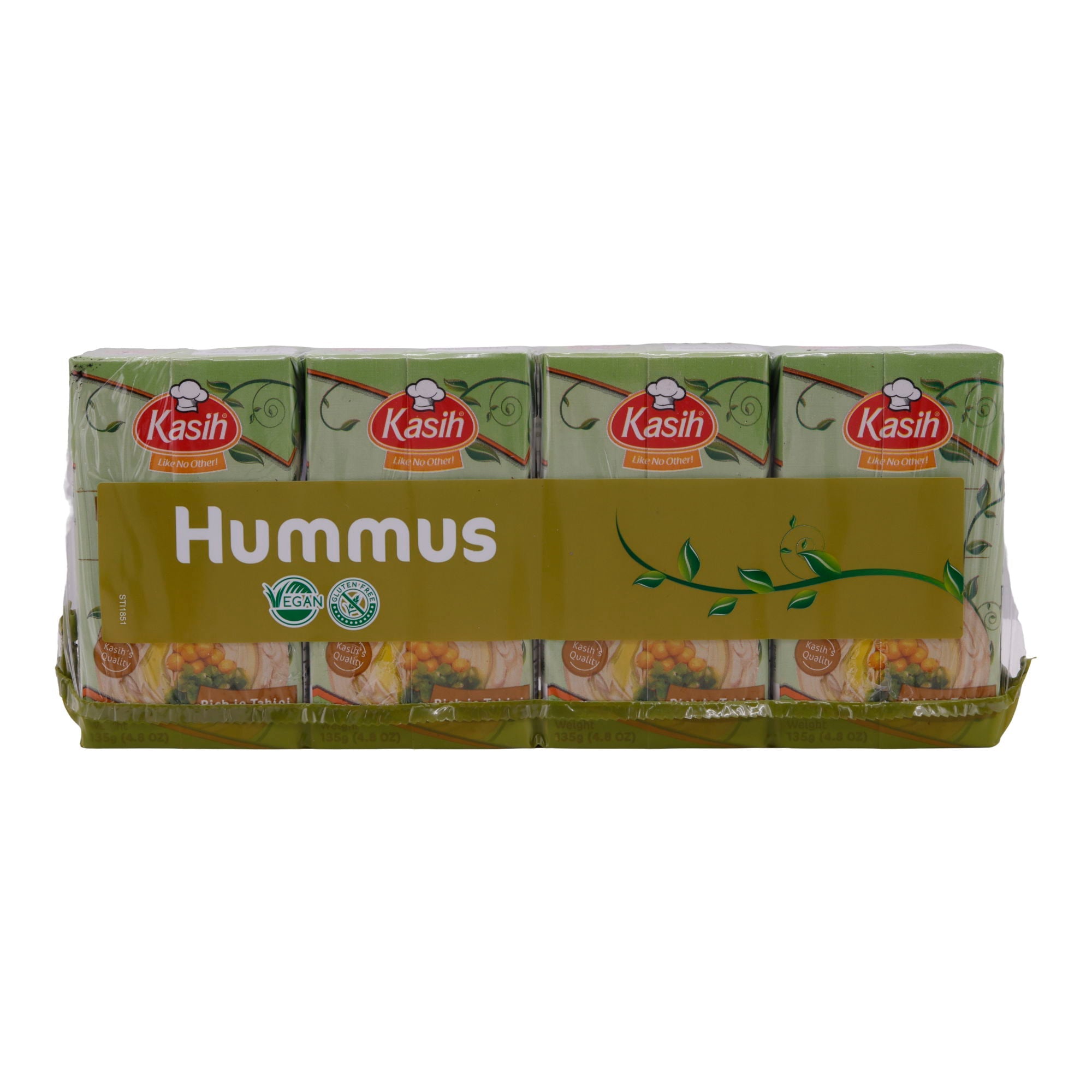 Brotaufstrich Kasih | Hummus | Traditionell aus Kichererbsen und Tahini | 540 g KASIH